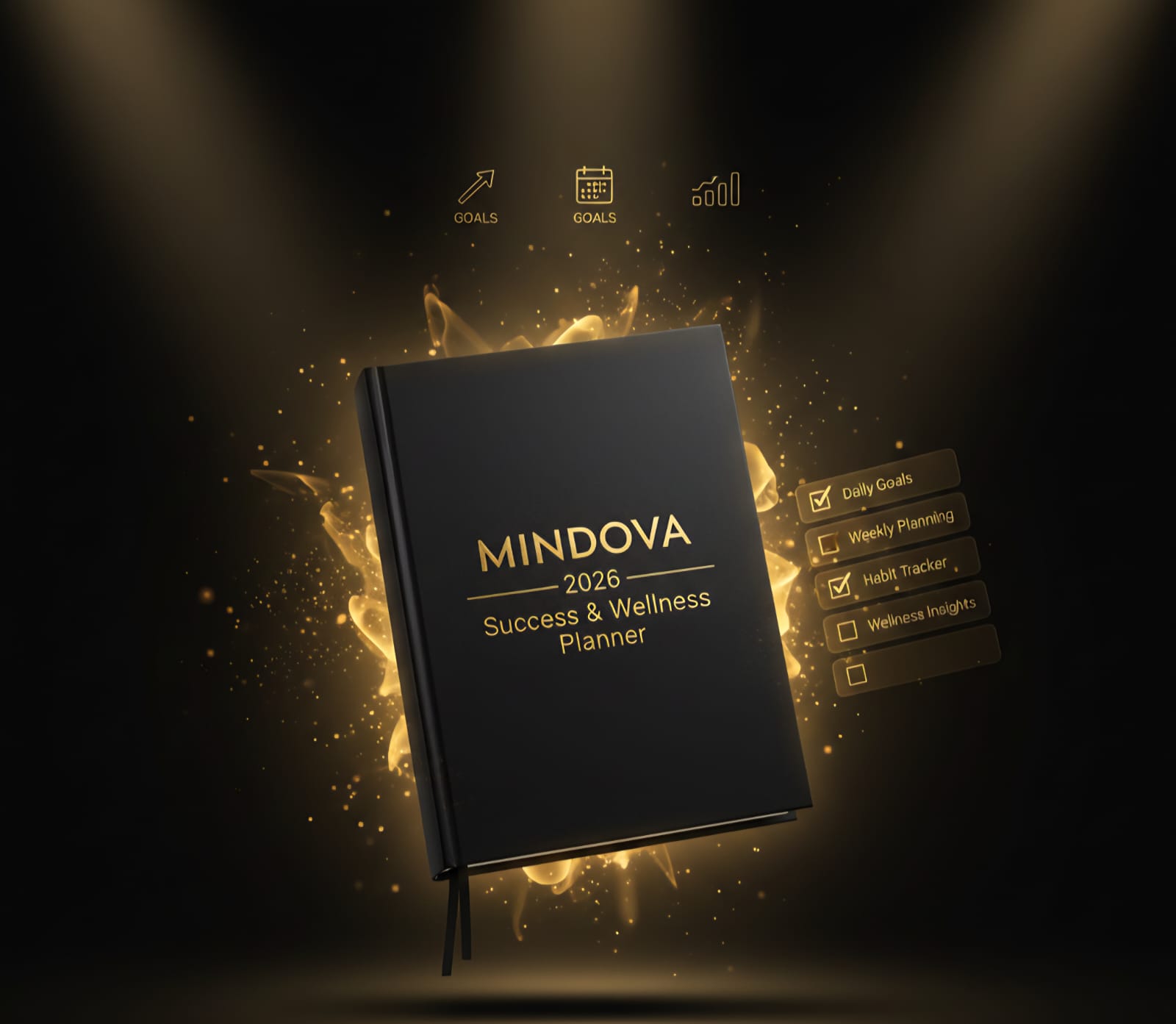 Mindova 2026 – Success & Wellness Digital Planner