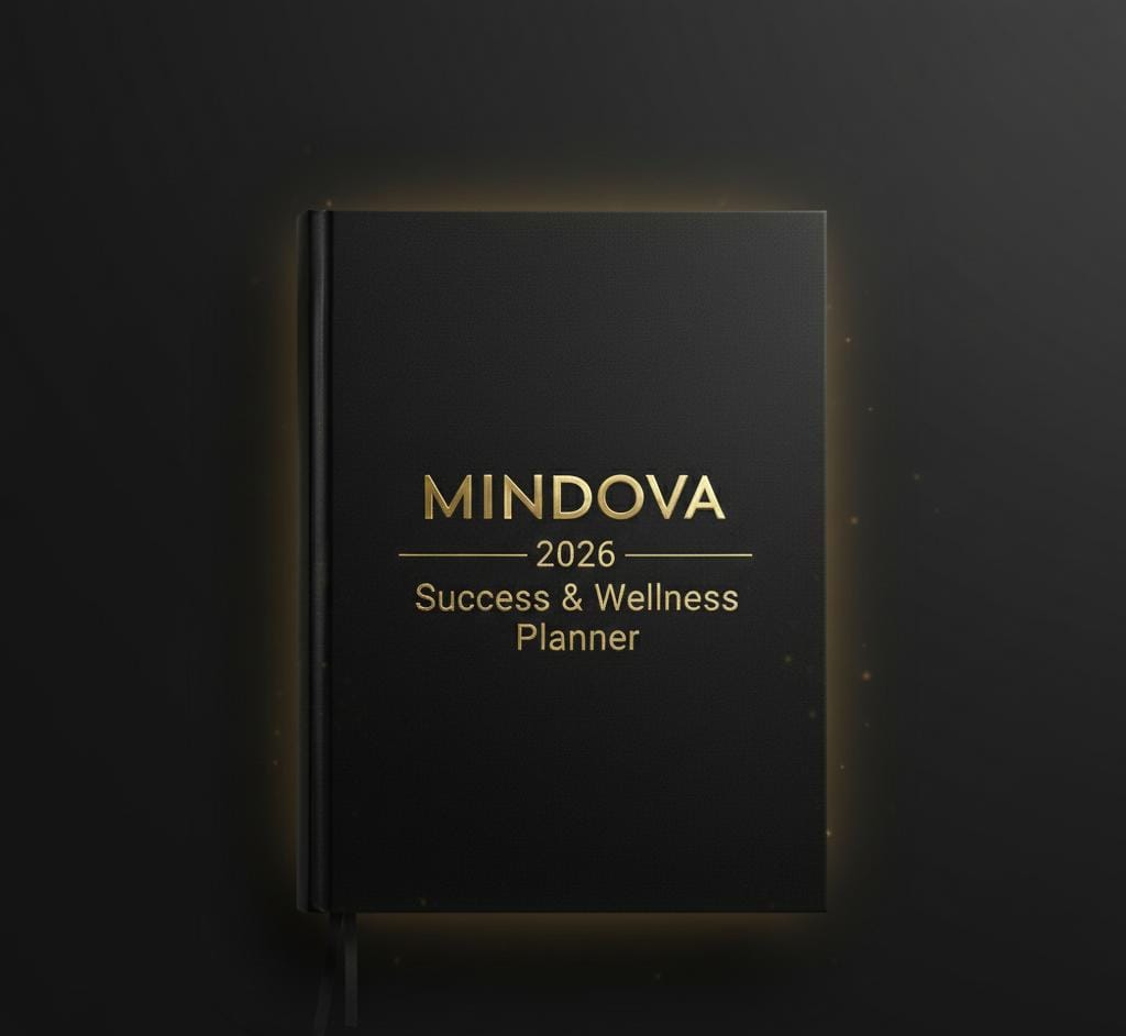 Mindova 2026 – Success & Wellness Digital Planner